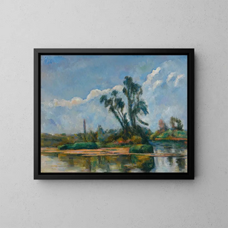 La Rivière - Paul Cézanne — oprawiony obraz na ścianie