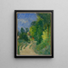 La Route tournante en sous-bois - Paul Cézanne — oprawiony obraz na ścianie
