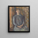 Madame Cézanne - Paul Cézanne — oprawiony obraz na ścianie
