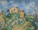 Maison Maria z widokiem na Château Noir - Paul Cézanne — widok dzieła