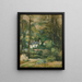 Domy przy Kapuście, Pontoise - Paul Cézanne — oprawiony obraz na ścianie