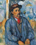Mężczyzna w niebieskiej bluzie - Paul Cézanne — widok dzieła