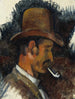 Mężczyzna z fajką - Paul Cézanne — widok dzieła