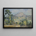Góry Sainte-Victoire - Paul Cézanne — oprawiony obraz na ścianie