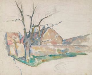 pejzaż zimowy - Paul Cézanne — widok dzieła