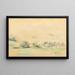 pejzaż nad brzegiem wody - Paul Cézanne — oprawiony obraz na ścianie