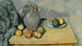 Pichet et fruits sur une table - Paul Cézanne — widok dzieła