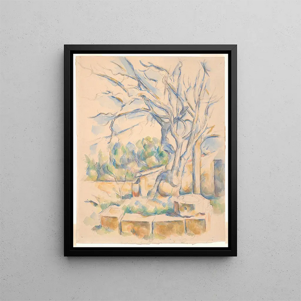 Paul Czanne - Pistachio Tree at Chteau Noir.webp