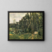 Les peupliers - Paul Cézanne — oprawiony obraz na ścianie