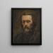 Portret mężczyzny - Paul Cézanne — oprawiony obraz na ścianie