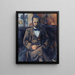 Portret Ambroise'a Vollarda - Paul Cézanne — oprawiony obraz na ścianie