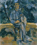 Portret chłopa - Paul Cézanne — widok dzieła