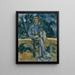 Portret chłopa - Paul Cézanne — oprawiony obraz na ścianie