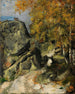 Skały w lesie Fontainebleau - Paul Cézanne — widok dzieła