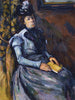 Kobieta siedząca w niebieskim - Paul Cézanne — widok dzieła