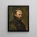 autoportret - Paul Cézanne — oprawiony obraz na ścianie