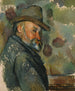 autoportret z kapeluszem - Paul Cézanne — widok dzieła
