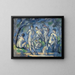 Siedmiu pływających - Paul Cézanne — oprawiony obraz na ścianie