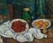 Martwa natura z czereśniami i brzoskwiniami - Paul Cézanne — widok dzieła