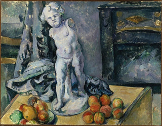 Martwa natura z figurką - Paul Cézanne — widok dzieła