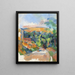 Zakręt drogi - Paul Cézanne — oprawiony obraz na ścianie