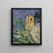 La maison aux murs fissurés - Paul Cézanne — oprawiony obraz na ścianie