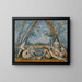 Les Grandes Baigneuses - Paul Cézanne — oprawiony obraz na ścianie
