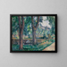 La piscine au Jas de Bouffan - Paul Cézanne — oprawiony obraz na ścianie
