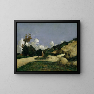 La Route - Paul Cézanne — oprawiony obraz na ścianie