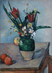 Le vase de tulipes - Paul Cézanne — widok dzieła