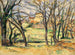 Drzew i domów w pobliżu Jas de Bouffan - Paul Cézanne — widok dzieła