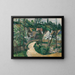 Zakręt na drodze - Paul Cézanne — oprawiony obraz na ścianie