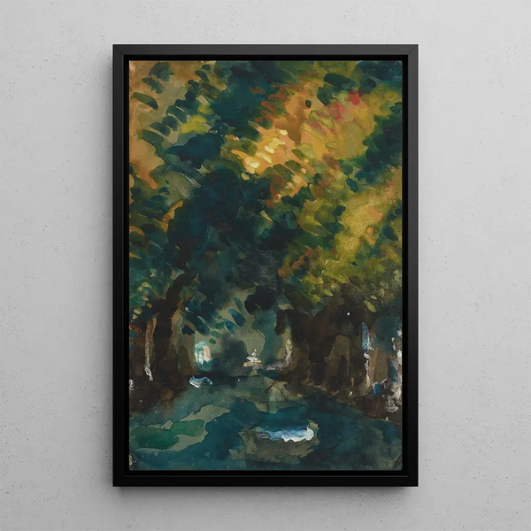 Jedna aleja - Paul Cézanne — oprawiony obraz na ścianie