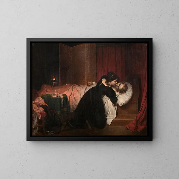 Les suites d'un duel - Paul Delaroche — oprawiony obraz na ścianie