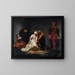 wykonania Lady Jane Grey w Tower of London w 1554 roku - Paul Delaroche — oprawiony obraz na ścianie