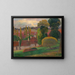Une ferme en Bretagne - Paul Gauguin — oprawiony obraz na ścianie