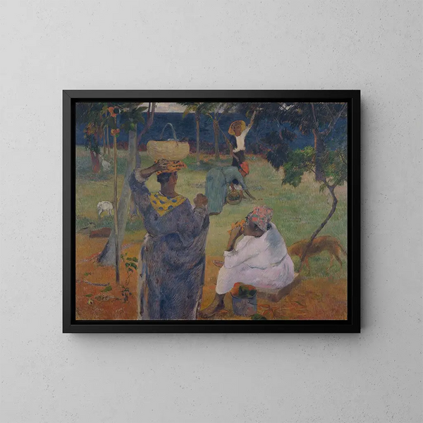 Parmi les mangues à la Martinique - Paul Gauguin — oprawiony obraz na ścianie