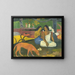 Radość z Arearei - Paul Gauguin — oprawiony obraz na ścianie