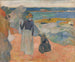 Scena plażowa - Paul Gauguin — widok dzieła