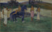 Kompozycja z postaciami i koniem - Paul Gauguin — widok dzieła