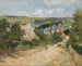 Wejście do wioski Osny - Paul Gauguin — widok dzieła