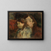 Figury w wnętrzu - Paul Gauguin — oprawiony obraz na ścianie