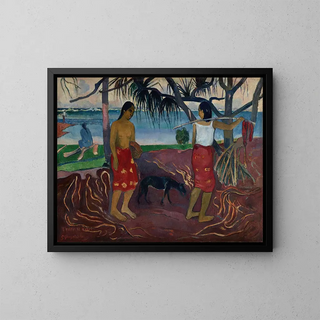 Paul Gauguin - I Raro te Oviri Under the Pandanus.webp