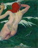 W falach Dans les Vagues - Paul Gauguin — widok dzieła