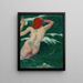 W falach Dans les Vagues - Paul Gauguin — oprawiony obraz na ścianie