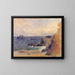 La Côte rocheuse ou Rochers au bord de la mer - Paul Gauguin — oprawiony obraz na ścianie