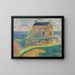 La Maison du pendu - Paul Gauguin — oprawiony obraz na ścianie