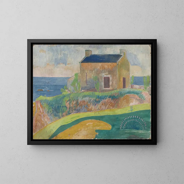 La Maison du pendu - Paul Gauguin — oprawiony obraz na ścianie