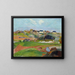 pejzażowy w Le Pouldu - Paul Gauguin — oprawiony obraz na ścianie
