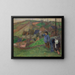 Krajobraz Bretanii - Paul Gauguin — oprawiony obraz na ścianie